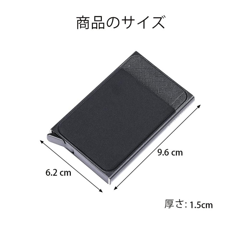 [SMF SHIMENGFU] Card Case, Thin, 10 Large Capacity Men's Credit