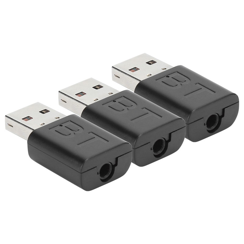 3PCS KN320 Bluetooth 5.0 Adapter Wireless Audio Transmitter/Receiver Wide Compatibility
