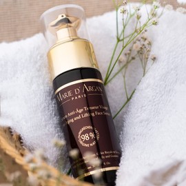 Sérum Tensor Antiedad para Rostro Marie d'Argan, con Jalea Real y Ácido Hialurónico, Antiedad, Antiarrugas, Reafirmante, Textura Ligera, Todo Tipo de Piel