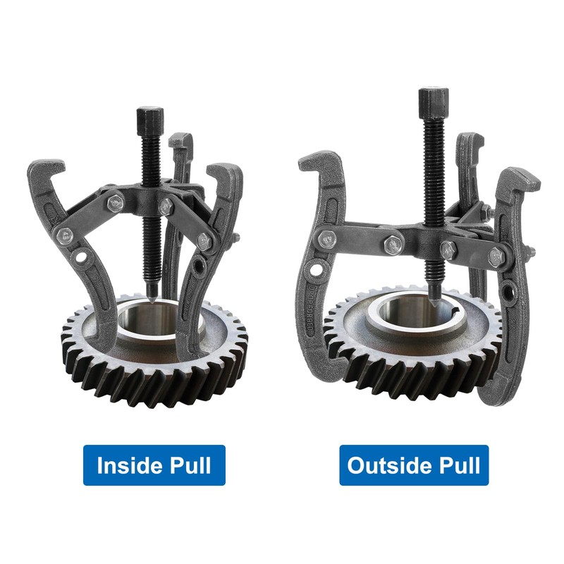 uxcell 3 Inch 3-Jaw Gear Puller, Extractor Removal Tool with