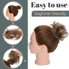 Hairro Human Hair Bun Hairpiece Remy Scrunchies Updo For Women