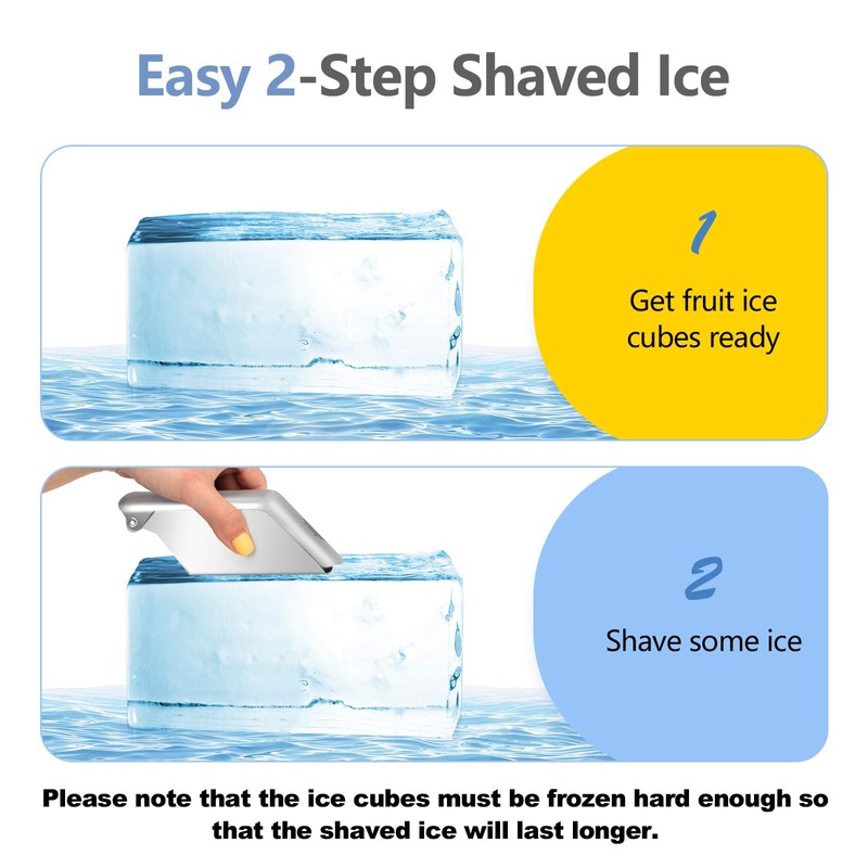 ARC USA, BQ35 2 PCS Hand Ice Shaver with Adjustable