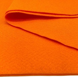 Ice Fabrics Craft Felt Fabric by The Yard - 72" Wide & 1.6mm Thick Acrylic Felt - Soft and Durable Tangerine Fabric for DIY Arts & Crafts, Decorations and More - 5 Yards Tangerine