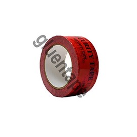 RED Tamper Evident Security Packaging Tape, 2" (50mm) x 55 Yards, 3.2 Mil