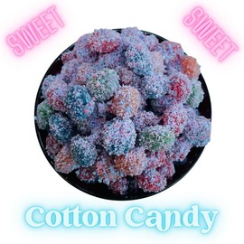 Boujee Munchies Cotton Candy Gushers Sweet Gummy Filled Snack Fruit Flavor - Flavor: Cotton Candy Sweet , Size: 8 oz
