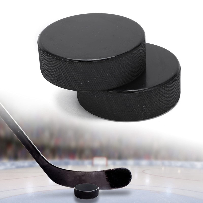 2 Pcs BH-25 Ice Hockey Pucks Bulk Sports Puck Balls