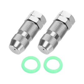 Be In Your Mind 2PCS Farm Sprayer Nozzle Tips 1.5mm with Washer Sprayer Alloy Nozzle Sprayer High Pressure Nozzle for Lawns Agricultural Fields Villa Gardens
