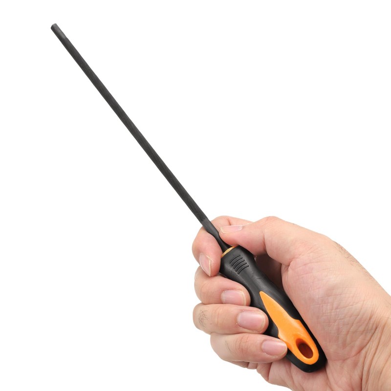 sourcing map Chainsaw File, 5.5mm (7/32-inch) Round Sharpening Files Tool