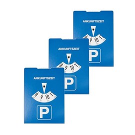 We-Ball 11 x 15 cm Cardboard Parking Disc for Car, Environmentally Friendly Cardboard Parking Disc, Heavy Duty, Durable, Ideal for Cars, Trucks, Motorhomes (Pack of 3)