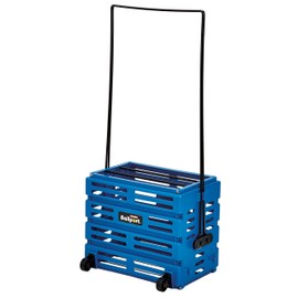Tourna Ballport Deluxe Tennis Ball Hopper with Wheels - Blue