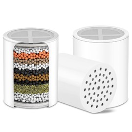 KUETERYUN Filter compatible with eskiin filtered showerhead filter replacement,for Hard Water - Filters Chlorine -3 Pack