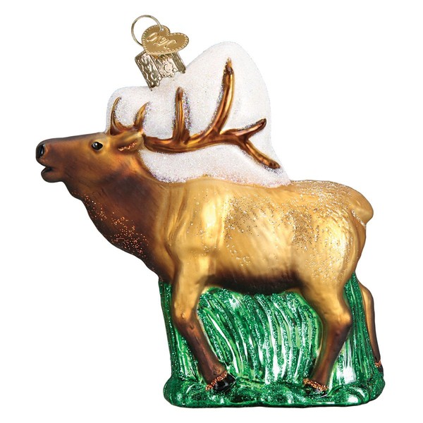 Old World Christmas Glass Blown Ornament Elk (12502)
