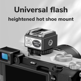 Standard Hot Shoe Riser Adapter for Godox IM30 IM20 Mini Flash, Raises Flash Height to Reduce Lens Shadow, for Zeniko ZF04 ZF08 Flash, for Ulanzi SL01, for Mealight F1 F1S Mini Flash, for VILTROX Z1