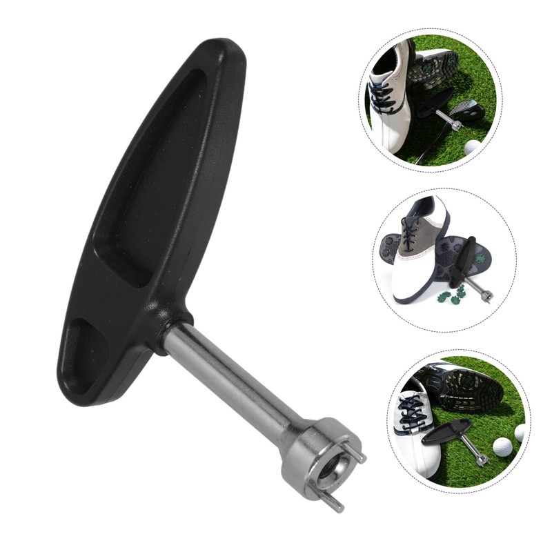 KOMBIUDA Tools Shoes Spike Wrench Plastic Handle Black Long Pegs