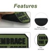 uuKen Embrace The Suck Funny PVC Rubber Tactical Hook Patch