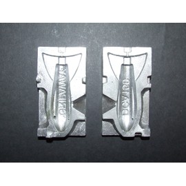 FFT DCA GRIPAWAY 150g 5.5oz FLIGHTED WEIGHT GRIP CASTING BREAKAWAY MOULD