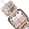 NISHEL Travel Toiletry Bag for women, Portable Hanging Organizer for