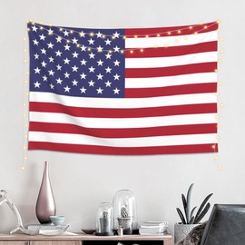 JUHIOPOI American Flag United States Tapestry Wall Decoration, Art Tapestries Wall Hanging, Banner Wall Tapestry For Dorm Bedroom Living Room College Dorm Home Decor 24x42in