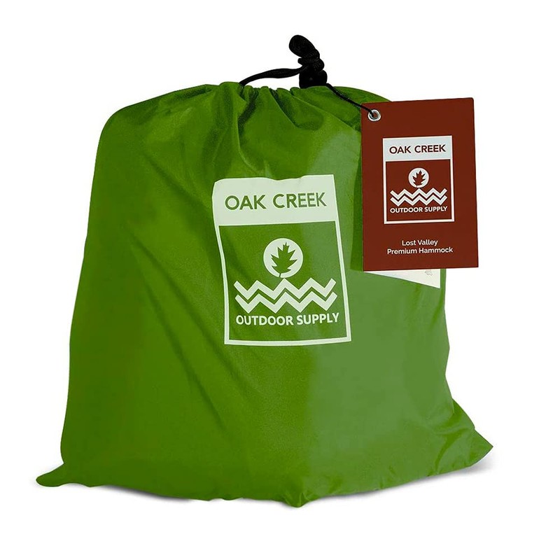Oak Creek Camping Hammock and Accessories. Complete Package with Mosquito