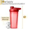 Mr. Pen- Shaker Bottle for Protein Mixes, 28 oz, Red