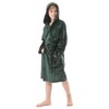 V.&GRIN Boys Fleece Robe, Hooded Plush Soft Fuzzy Bathrobe for