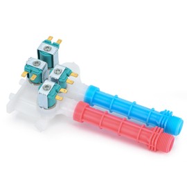 134637810 Washer Water Inlet Valve OEM (5 YEAR WARRANTY) - Compatible with Frigidaire Kenmore Electrolux Crosley Washing Machine, Replaces 1482877 AP4368791 134637800 PS2349248