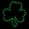 Lighted St. Patrick's Day Irish Shamrock Window Silhouette - 17"