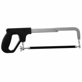 Husky Brand Rubber Grip Adjustable Hack Saw - accepts 10 or 12 inch Saw Blade