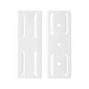 HARFINGTON 2pcs Adhesive Punch-Free Socket Holder, Power Strip Holder, Self-Adhesive