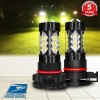 CHUSYYRAY 2X 3000K YELLOW LED FOG LIGHT BULBS KIT FOR