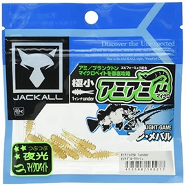 JACKALL Worm Amiami Micro 1 Inch Under(Approx. 25 mm) Isometric Glow Crush Lure