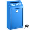 Yaocom Safe Cash Box Money Collection Metal Donation Box with