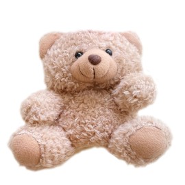 YAKVOOK Plush Case Compatible with AirPods Pro, Creative Cute 3D Cartoon Fur Khaki Teddy Bear Design Funny for AirPods Pro Cover Case with Keychain Protective Case for AirPods Pro