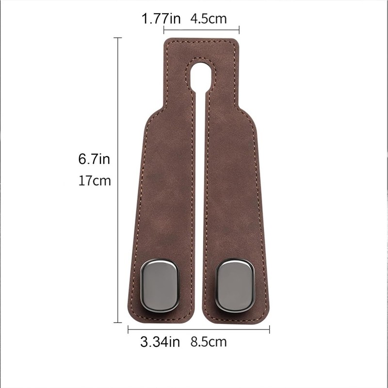 Car Hooks, Seat Back Storage Hooks, 2 in 1 Double