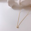 14k necklace cubic chain women's silver necklace 41cm silver /