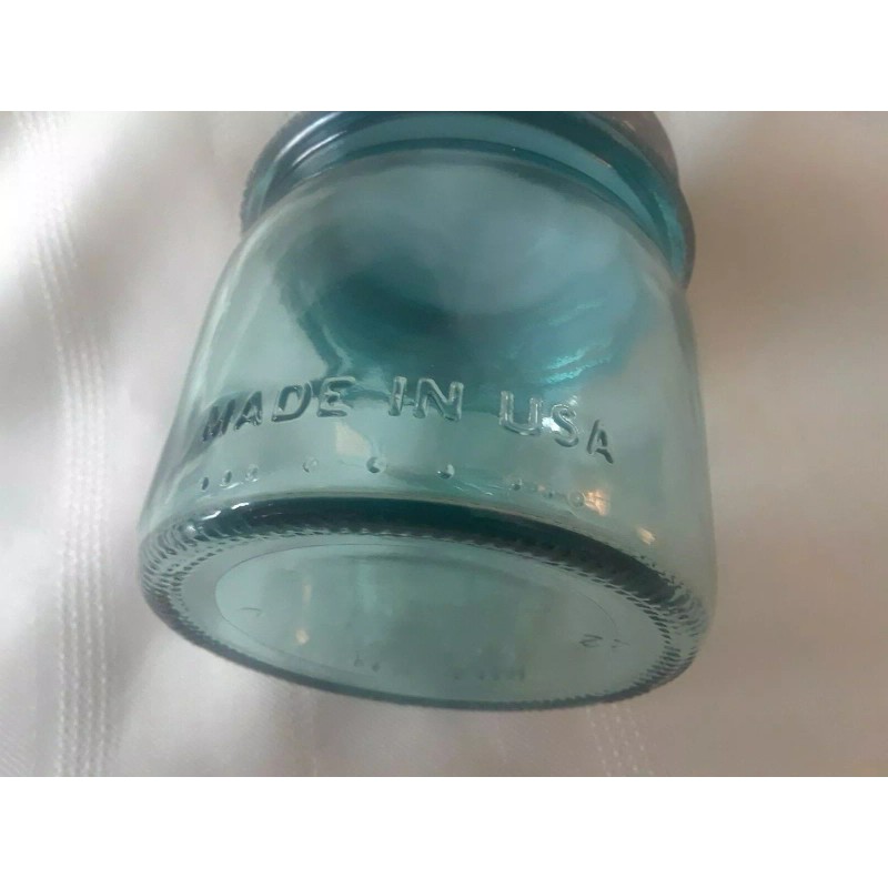 BALL HALF 1/2 PINT BLUE MASON Jar "Collector's Edition" Antique
