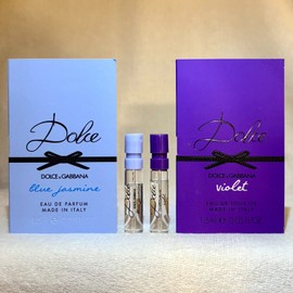 Dolce&Gabbana Dolce Gabbana Dolce Blue Jasmine EDP + Violet EDT Sample Sprays .05oz, 1.5ml Ea