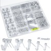 KURUI Picture Hangers, 385Pcs Picture Hanging Kit with Heavy Duty