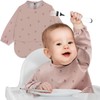 AOOTE Baby Bib with Long Sleeves, Bib with Sleeves, Baby
