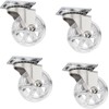 Set of 4 Decorative Design Furniture Castors RAPID Wheels Diameter