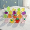 30 Figuras De Frutas De Resina Que Brillan En La