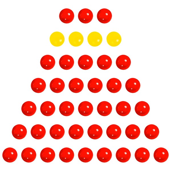 Rumyve Game Replacement Balls,42pcs Replacement Marbles, PlasticarbleGame Balls, Suitable for