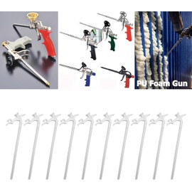 10Pcs Spray Foam Replacement Tubes Nozzle Foam Filling Insulating Spray Replacement Tube For, Trigger and Tube Assembly