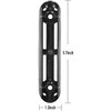 Namvo 2pcs Black Kayak Paddle Holder Clips Universal Kayaks Deck