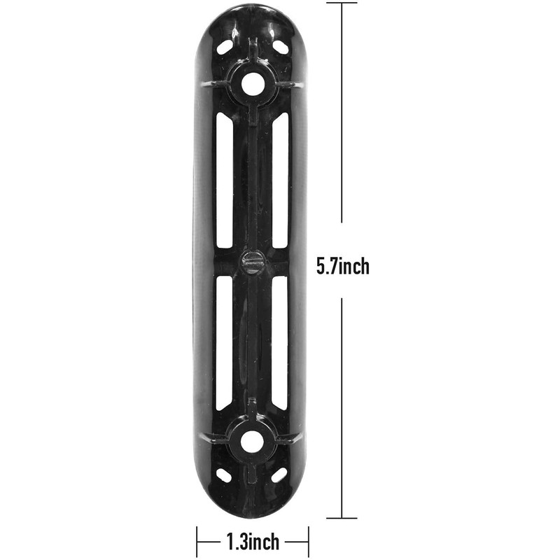 Namvo 2pcs Black Kayak Paddle Holder Clips Universal Kayaks Deck