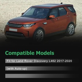 LR083207 Rear Left Power Window Regulator with Motor, Replacement for Land Rover Discovery L462 2017-2020 (Rear Passenger Side, with Auto-up)