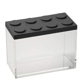 OMADA Design - 2L Rectangular Brick Food Container with Stackable Lid and High Quality Clear Container - Brickstore Line