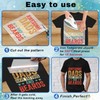 6PCS Father's Day DTF Iron On Transfer T-Shirt Bundle, Best