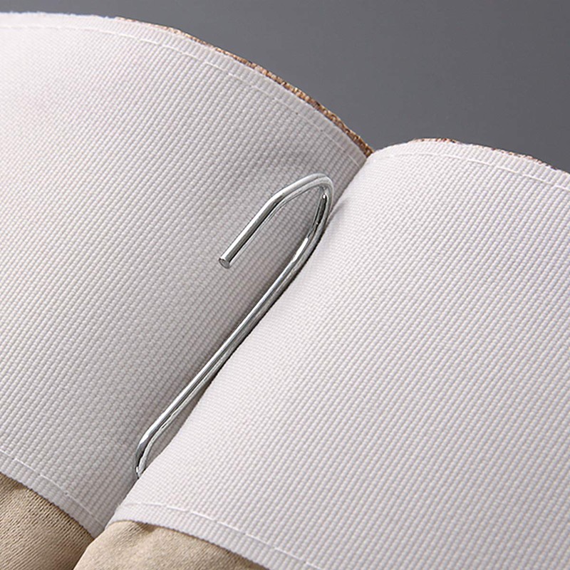 C.M. Curtain Hooks, 2.8 inches (70 mm), Metal, 26 Pieces