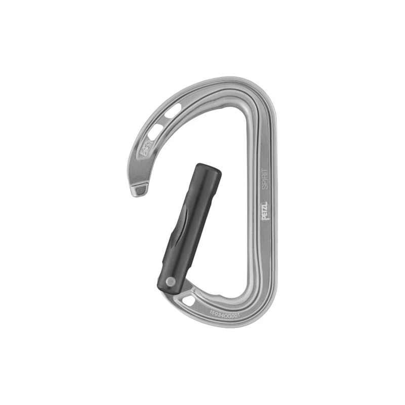 Petzl, Spirit, Carabiner, Grey, U, Unisex Adult